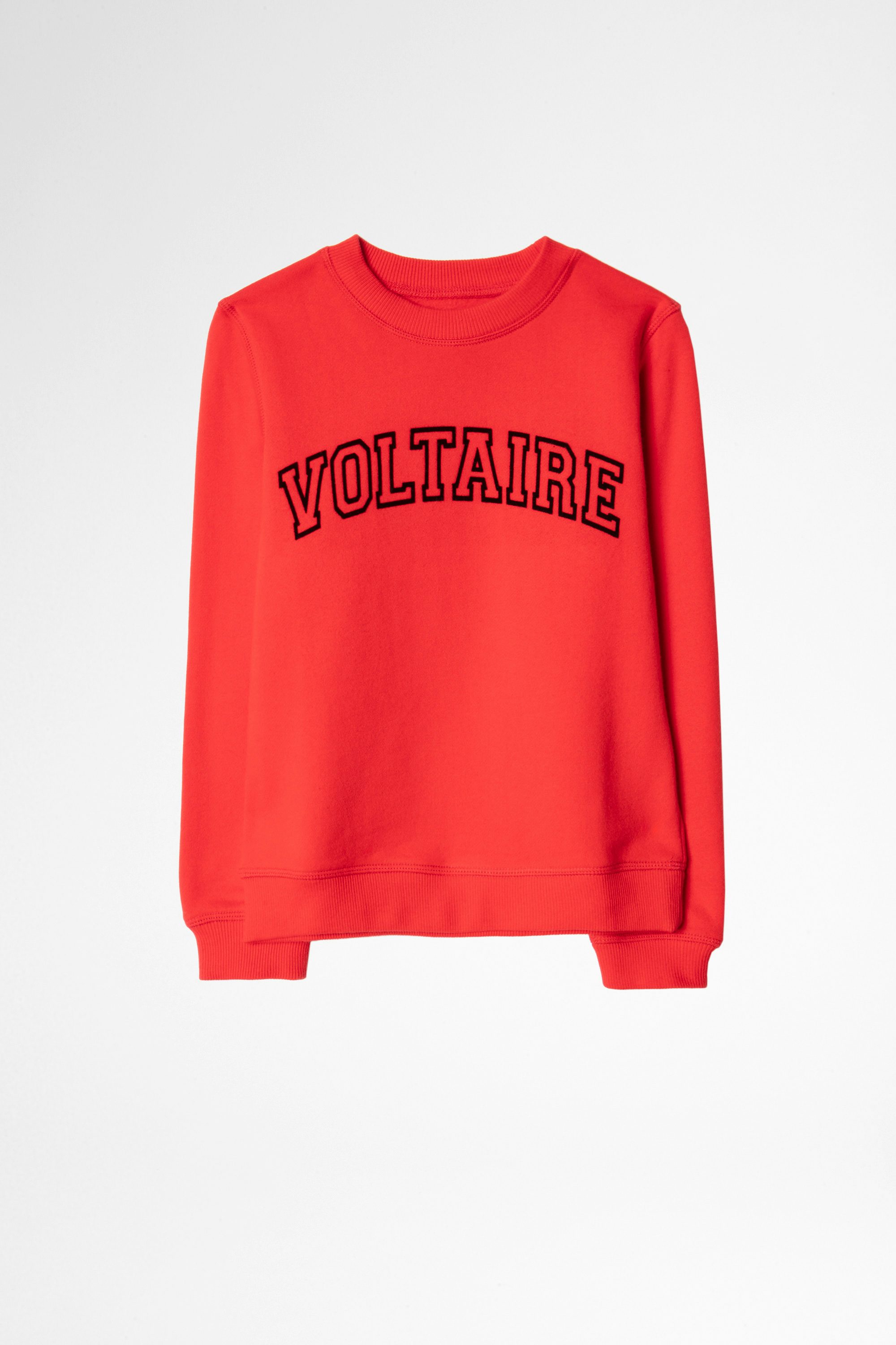 Sudadera Joe Infantil - Sudadera roja de algodón para niño.